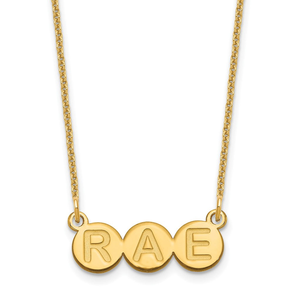 Letter Bubble Necklaces