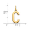 Uppercase Initial A-Z Charms