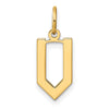 Uppercase Initial A-Z Charms