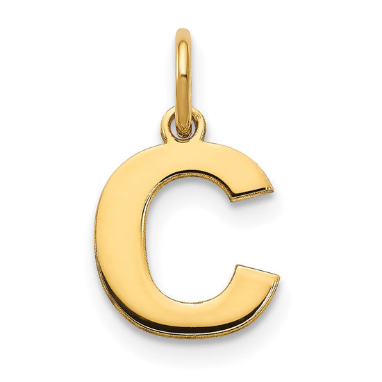 Block Letter Initial Pendants