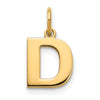 Block Letter Initial Pendants