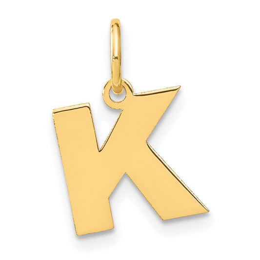 Block Letter Initial Pendants
