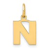 Block Letter Initial Pendants