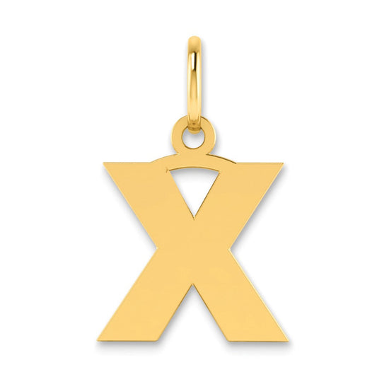 Block Letter Initial Pendants
