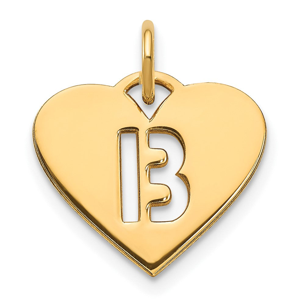 Heart Letter Charms