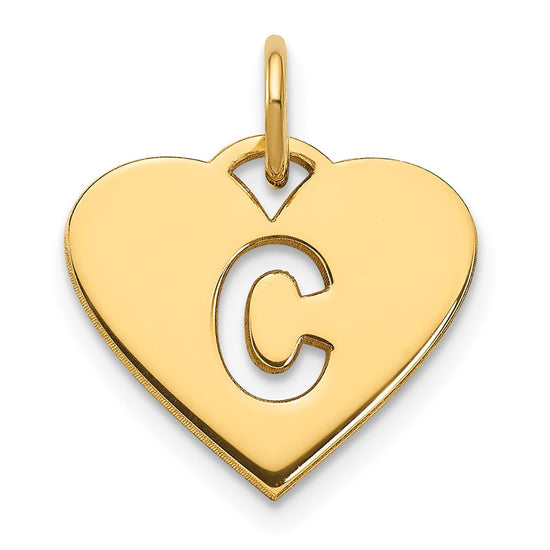 Heart Letter Charms