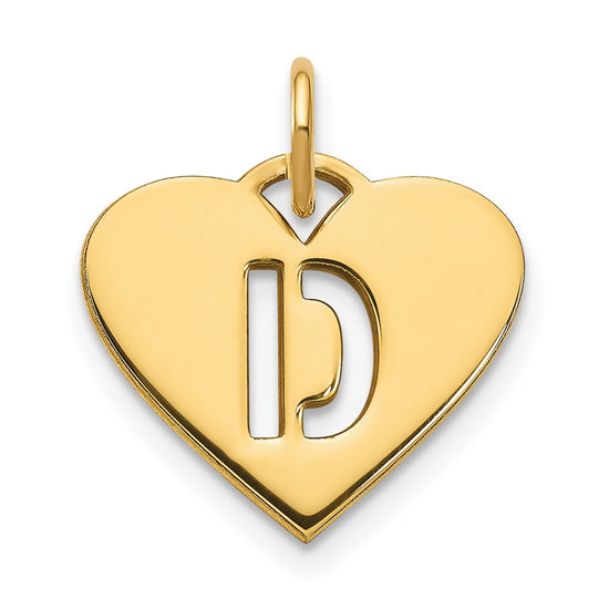 Heart Letter Charms