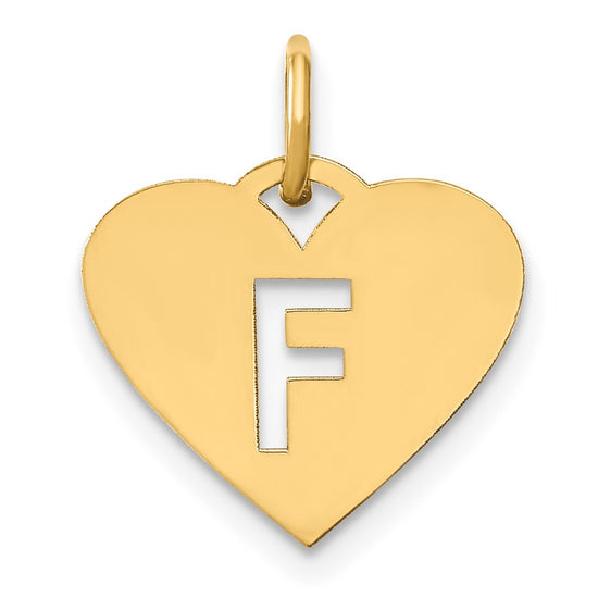 Heart Letter Charms