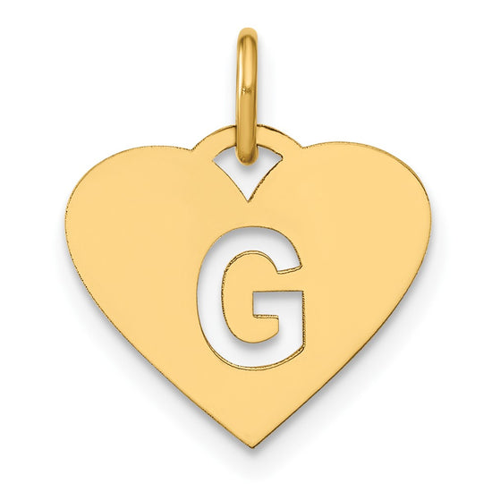 Heart Letter Charms