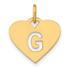 Heart Letter Charms