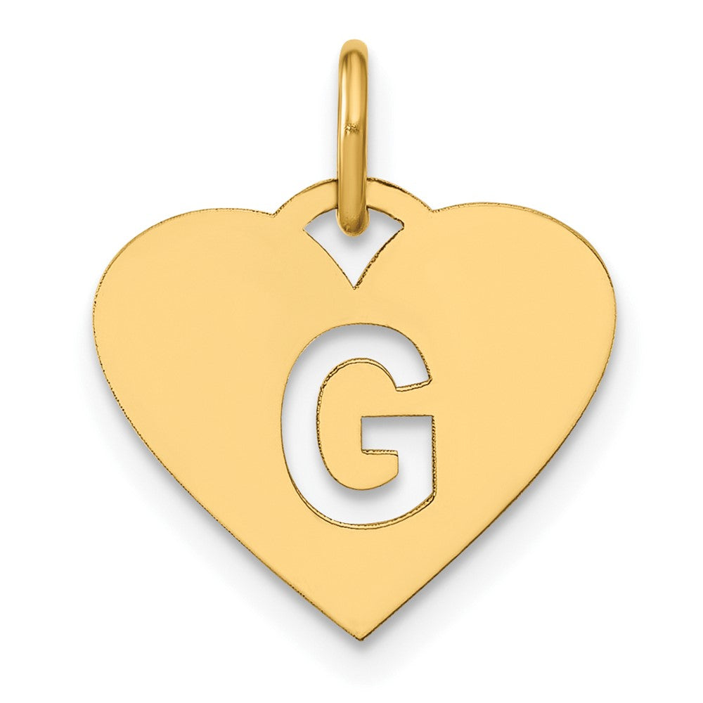 Heart Letter Charms