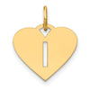 Heart Letter Charms