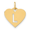 Heart Letter Charms