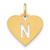 Heart Letter Charms