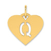 Heart Letter Charms