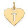 Heart Letter Charms