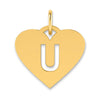 Heart Letter Charms