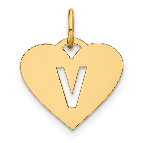 Heart Letter Charms