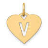 Heart Letter Charms