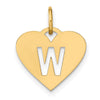 Heart Letter Charms