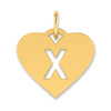 Heart Letter Charms