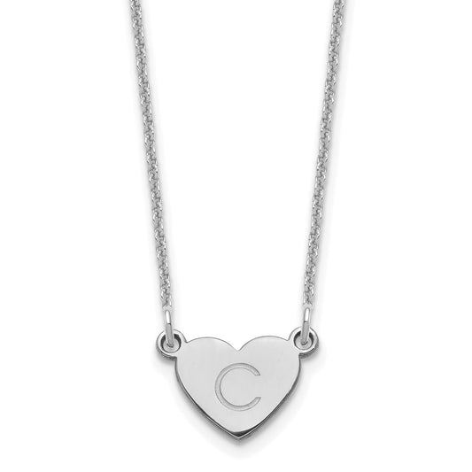 Initial Heart Necklace