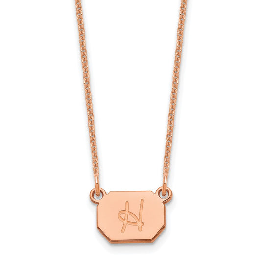 Initial Octagon Necklace
