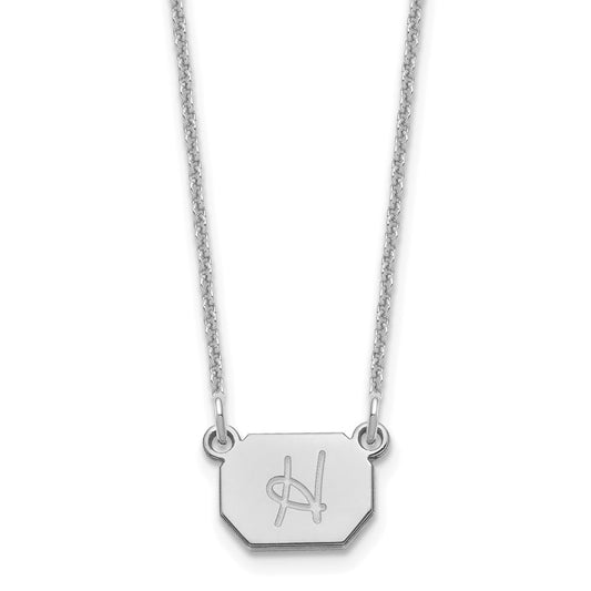 Initial Octagon Necklace