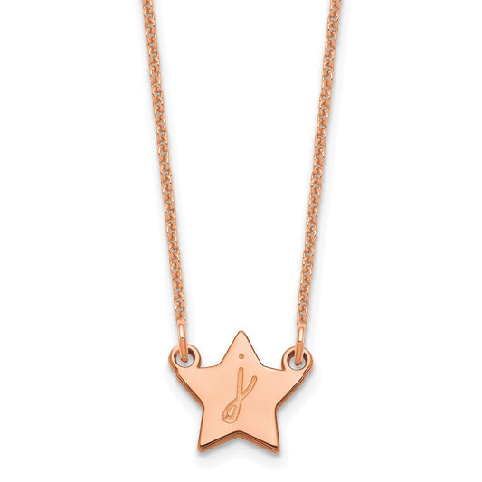 Initial Star Necklace