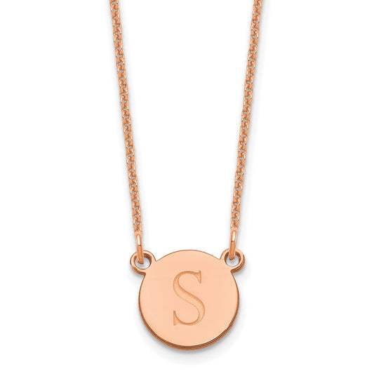 Initial Circle Necklace