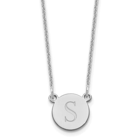 Initial Circle Necklace