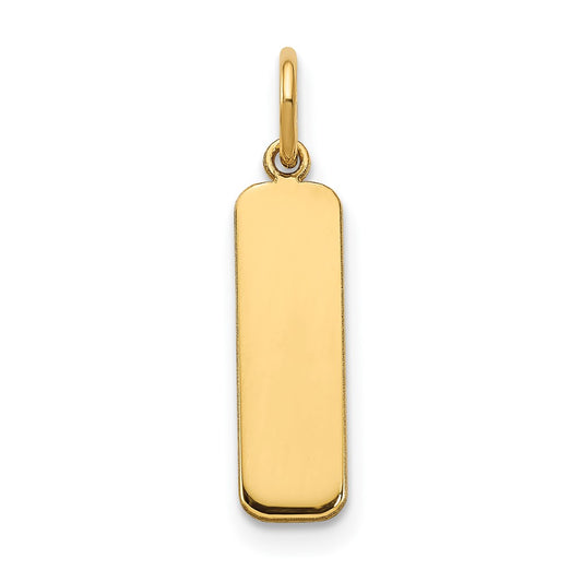 Vertical Blank Bar Charm