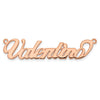 14k Rose Gold Name Plate