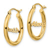 Personalized Hoop Earrings