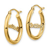 Personalized Hoop Earrings