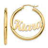 Personalized Hoop Earrings
