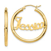 Personalized Hoop Earrings