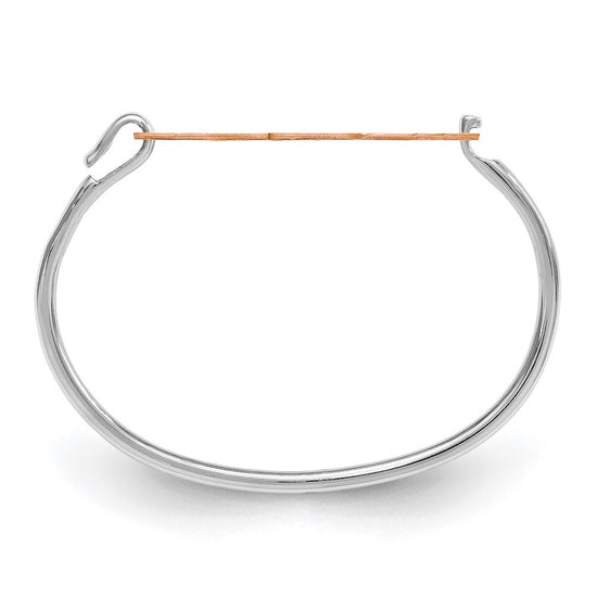 Monogram Plate with Sterling Silver Bangle