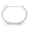 Monogram Plate with Sterling Silver Bangle