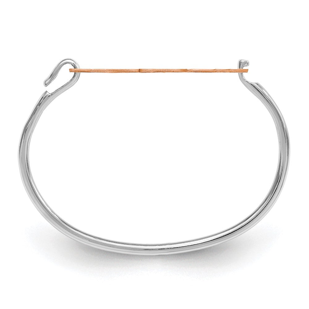 Monogram Plate with Sterling Silver Bangle