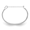 Monogram Plate with Sterling Silver Bangle