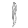 Polished & Antiqued Heart Slide