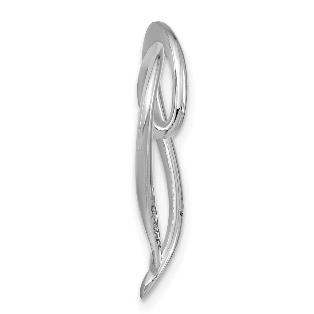 Polished & Antiqued Heart Slide