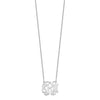 14k White Gold Small Monogram Necklace