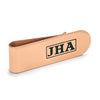Recessed Letters Monogram Money Clips