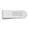 Recessed Letters Monogram Money Clips