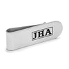 Recessed Letters Monogram Money Clips