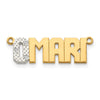 Diamond Name Plate Pendant