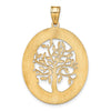 Family Tree Oval Pendant