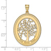 Family Tree Oval Pendant